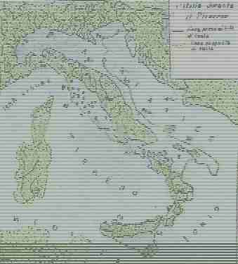 paleogeografia, mappa dell'italia